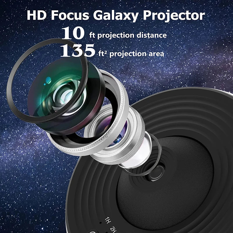 Night Light Galaxy Projector Starry Sky Projector 360° Rotate Planetarium Lamp For Kids Bedroom Valentines Day Gift Wedding Deco - Home Lighting from Linloft.