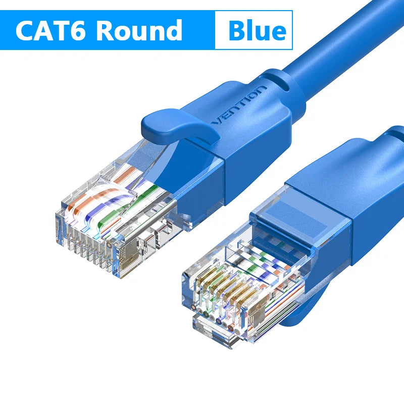 Vention Cat6 Ethernet Cable RJ45 Cat6 Lan Cable UTP RJ 45 Network Patch Cable for Laptop Router RJ45 Network Cord Ethernet Cable - Electronics & Accessories from Linloft.
