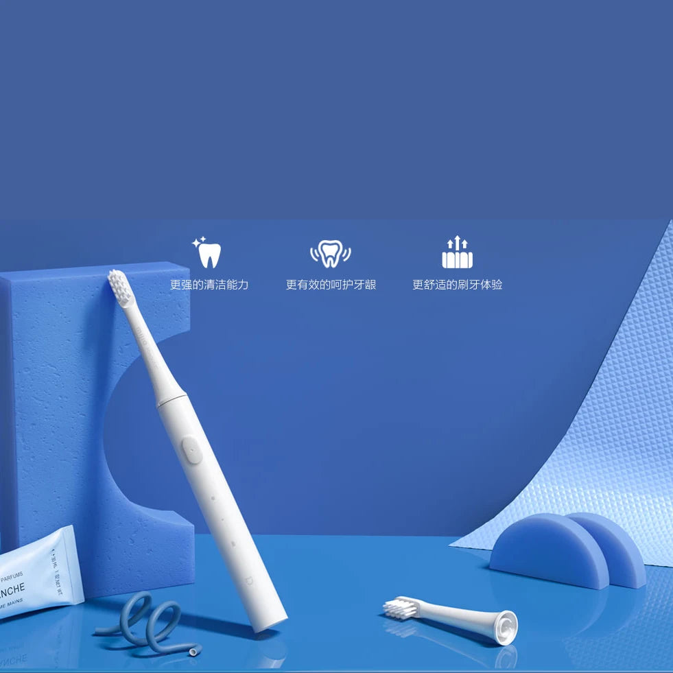 Original Mijia T100 Electric Toothbrush Head Ultrasonic Rechargeable Soft Головка зубной щетки Toothbrush Replace For Mijia T100