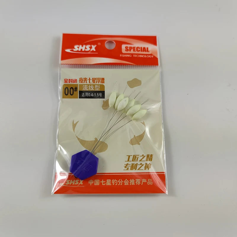 Glowing Night Fishing Floats, 5-Pack - Fishing Tackle from Linloft.