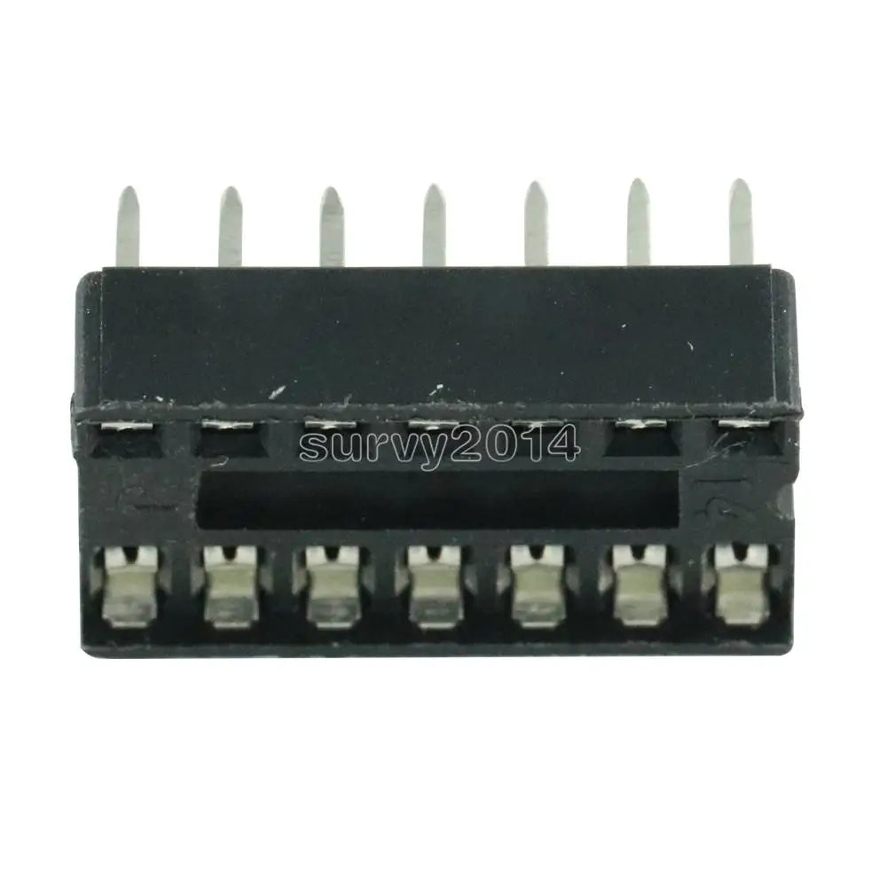 20PCS 14pin DIP IC Socket Adaptor Solder Type Socket Pitch Dual Wipe Contact - Electronics & Accessories from Linloft.