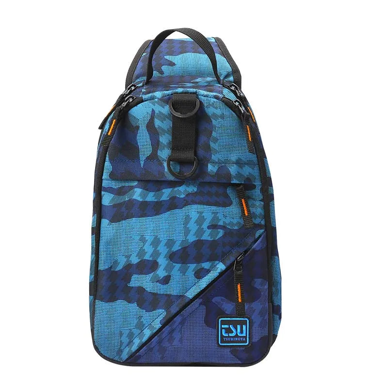 TSURINOYA Waterproof Fishing Bag E3 35*24*11cm Multifunctional Large Capacity Lure Tackle Pack Bait Box Trave Outdoor Bag