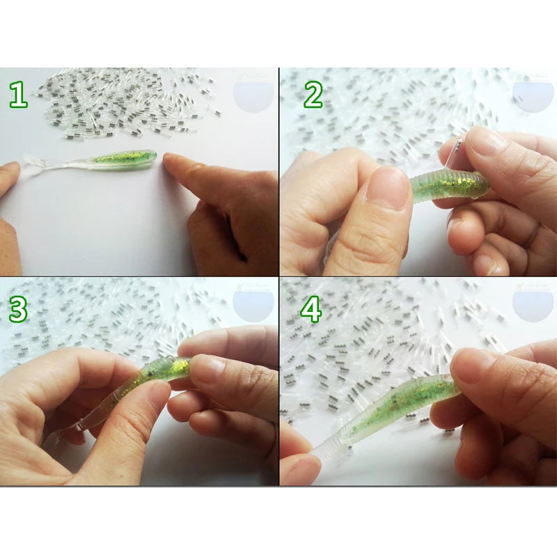 30pcs/lot 3mm 4mm 5mm Lure Jig Rattles for soft bait Glass Tube Rattle Shake Attract Fly Tie Tying Fishing accessories