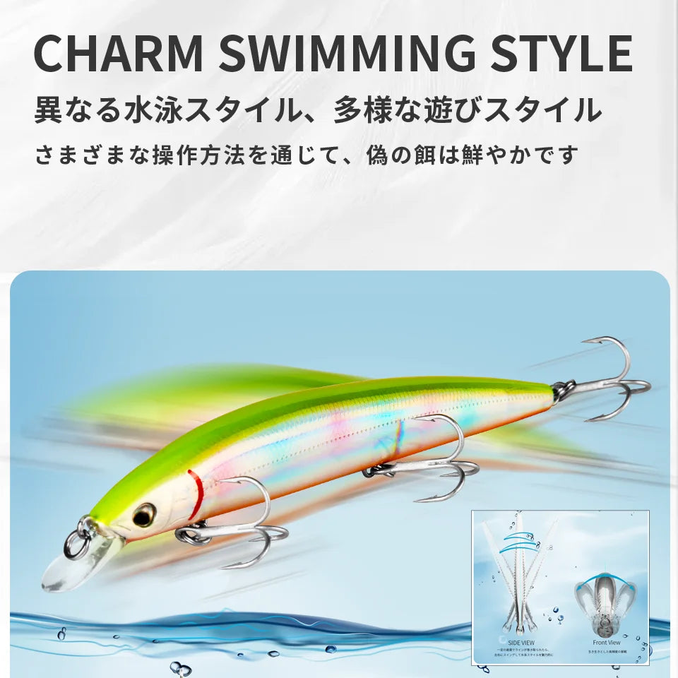Minnow Lure, 128mm - Fishing Tackle from Linloft.