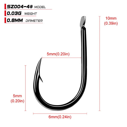 100pcs/lot ISEAMA Fishhook 1#-15# Single Jig Hook Peche High Carbon Steel Carp Fishing Hook Anzol Pesca Treble Hooks Tackle - Fishing Hooks from Linloft.
