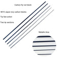 Aventik Saltwater IM10 9FT High Mould Carbon Fly Rod Blank Two Tips Fly Fishing Rods Blank DIY Steelhead Fishing Rod Accessories