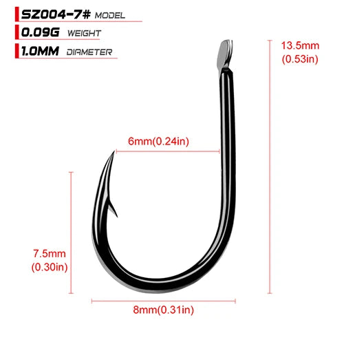 100pcs/lot ISEAMA Fishhook 1#-15# Single Jig Hook Peche High Carbon Steel Carp Fishing Hook Anzol Pesca Treble Hooks Tackle - Fishing Hooks from Linloft.