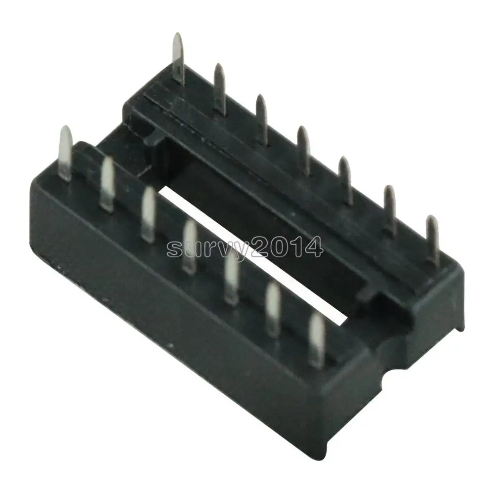 20PCS 14pin DIP IC Socket Adaptor Solder Type Socket Pitch Dual Wipe Contact - Electronics & Accessories from Linloft.
