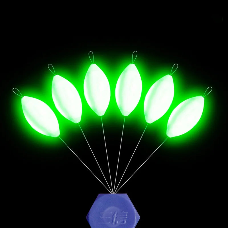 5Packs/lot Luminous Fishing Float 000#-5# Glowing Seven-star Float Light Bobber Night Vision Fishing Tackle Accessory B333 - Fishing Tackle from Linloft.
