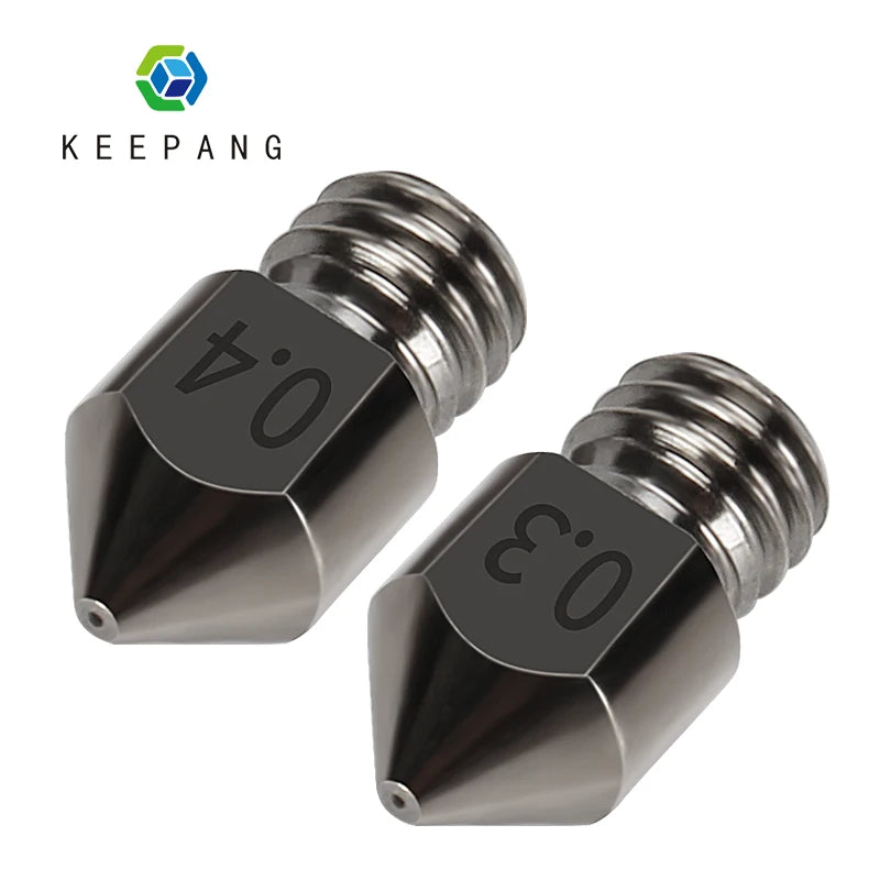 Hardened Steel MK8 3D Printer Nozzle - 3D Printing Accessories from Linloft.