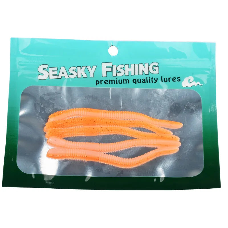 Slow-Sinking Noodle Worm Soft Bait - Fishing Tackle from Linloft.