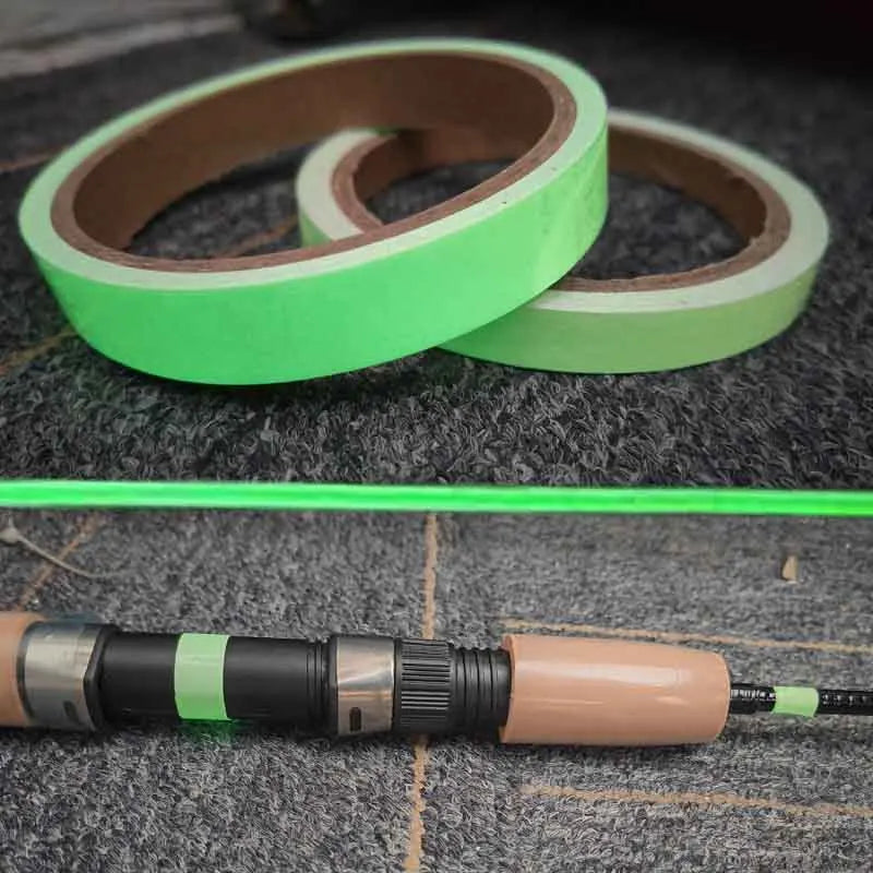 Glow in The Dark Tape Self Adhesive Green Luminous Tape for Fishing Rod Safety Warning Stickers Night Fishing Tool
