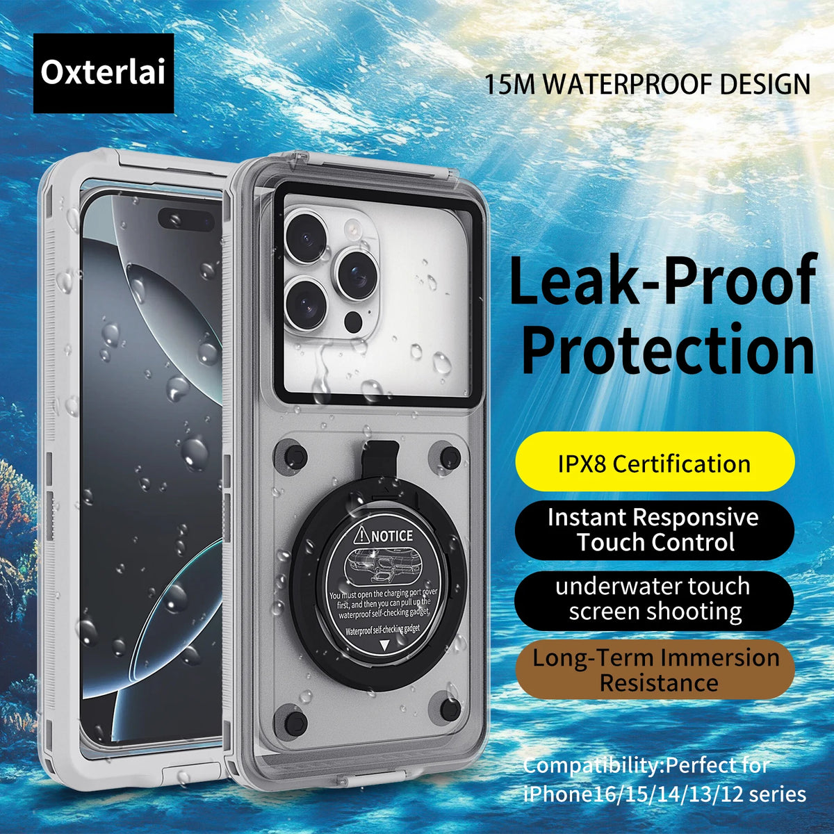 Universal Waterproof Phone Pouch, 6.9 Inch - Electronics & Accessories from Linloft.