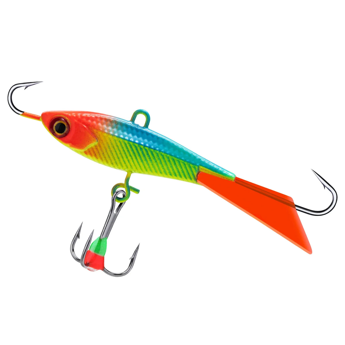 Goture Ice Fishing Lure Winter 40mm/15g Balancer 3D Eyes Jig Bait Artificial Hard Lure Jigging Balanced Fishing Bait Wobbler Set - Fishing Tackle from Linloft.