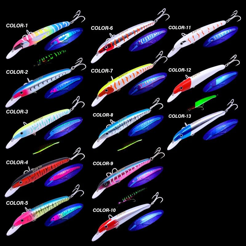 FJORD 190mm 51g Super Trolling Fishing Lure Floating Minnow Topwater Saltwater Hard Swimbaits Crankbaits Fishing Artificial Bait