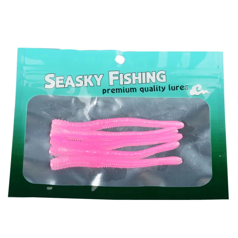 Slow-Sinking Noodle Worm Soft Bait - Fishing Tackle from Linloft.