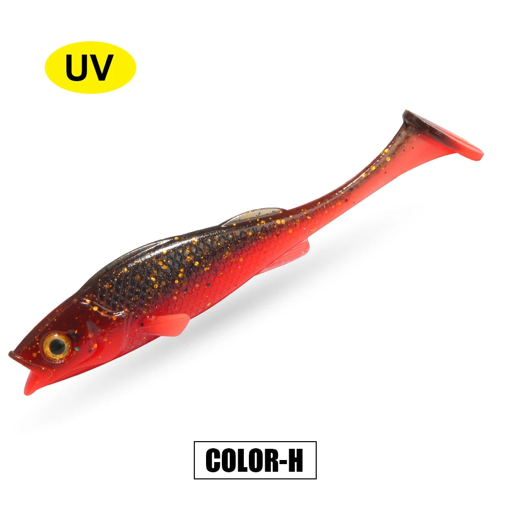 Scented Perch Soft Swimbait Shad - Fishing Tackle from Linloft.