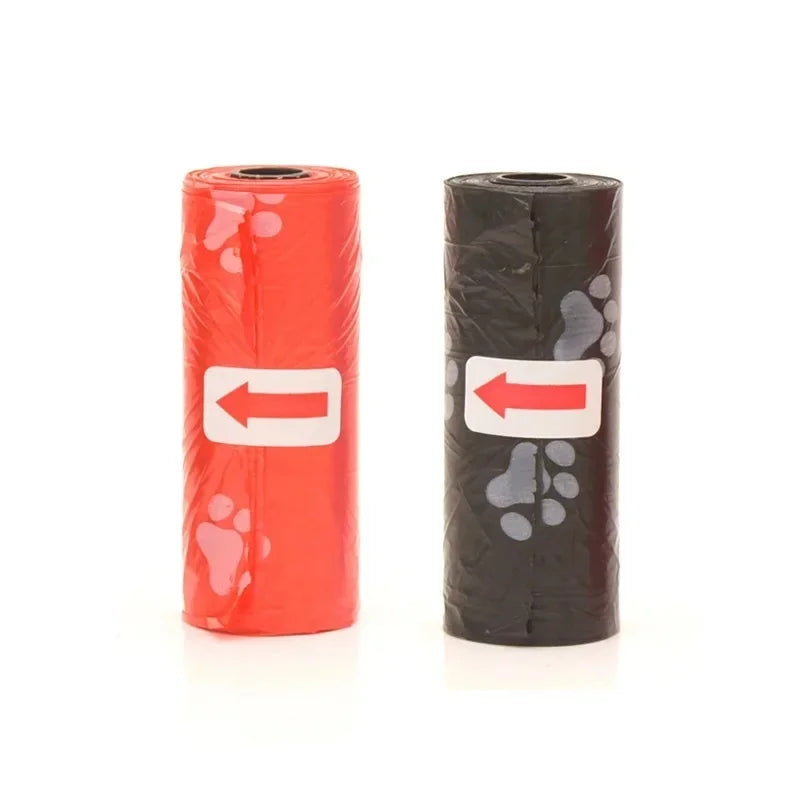 1/3/5pcs Pet Poop Bags Disposable Dog Waste Bags Bulk Poop Bags with Leash Clip and Bone Bag Dispenser 5 Rolls of 75 Pcs Bags - Pet Supplies from Linloft.