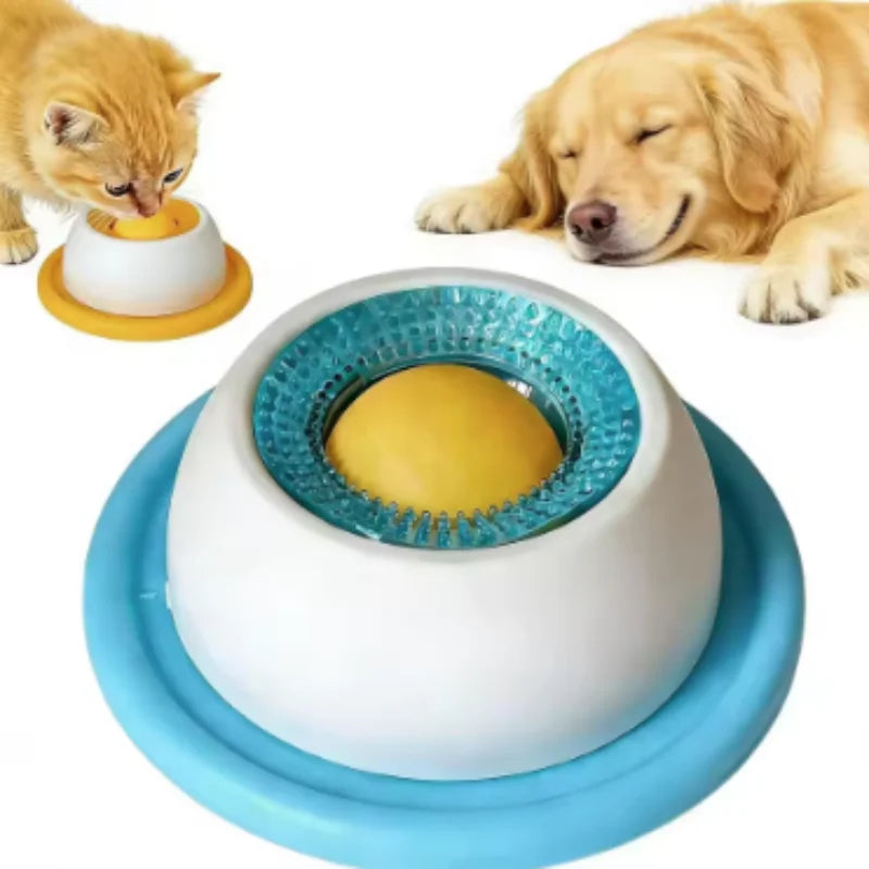 Pet Lick Toy Slow Feeding Dispenser Interactive Enrichment Training Crate Accessory for Dog Cat Puppy - Pet Supplies from Linloft.