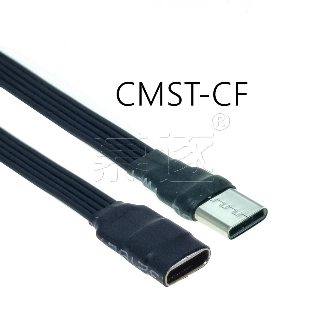 20CM 30CM 10CM 5CM USB 2.0 Type-C Flat Cable Extension FPC Cable USB 2.0 USB-C 90° Up/Down Angled Plug 5CM-1M - Electronics & Accessories from Linloft.