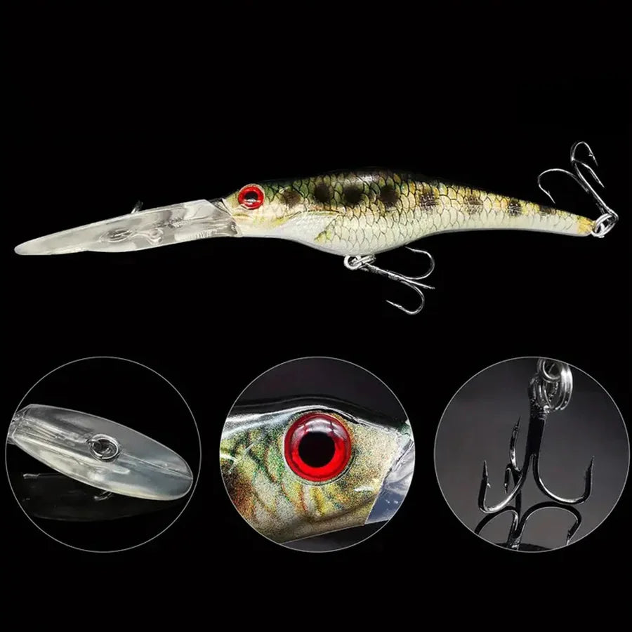 5PCS Hard Bait Artificial Swimbait Bass Pike Jerkbait Minnow Crankbait Wobbler For Fishing Lure Tackle Accessories Topwater Sea