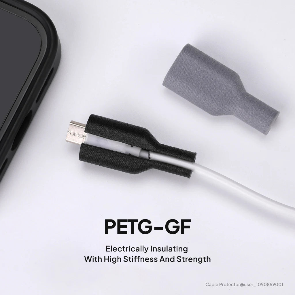 ELEGOO PETG-GF Glass Fiber Filament 1.75mm Gray 1KG,High Stiffness,Electrical Insulation,Fits for Most FDM 3D Printers - 3D Printing Accessories from Linloft.