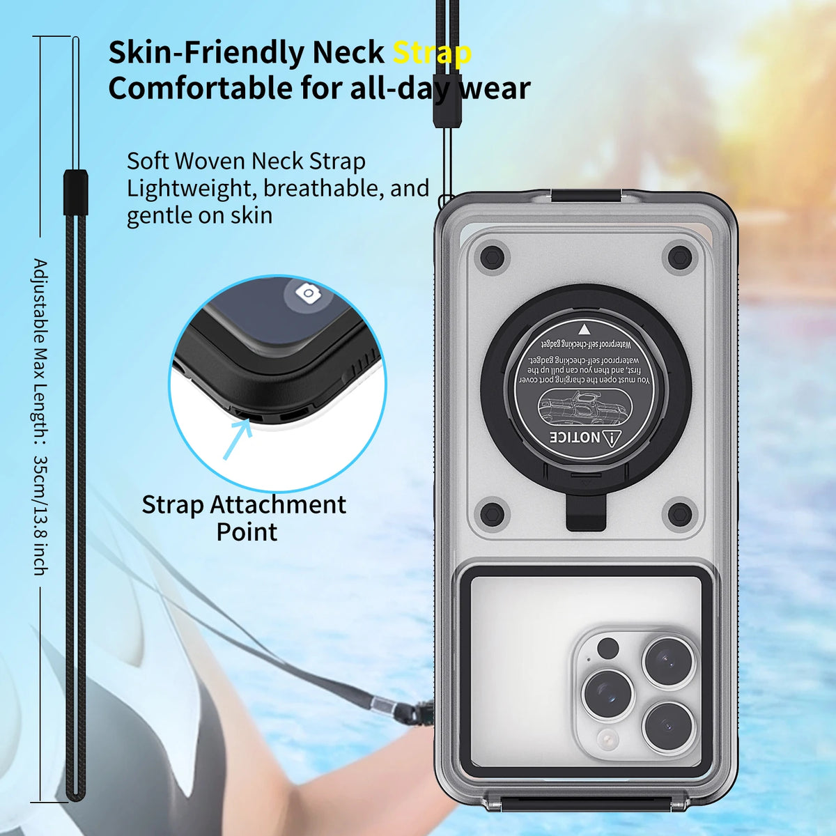 Universal Waterproof Phone Pouch, 6.9 Inch - Electronics & Accessories from Linloft.