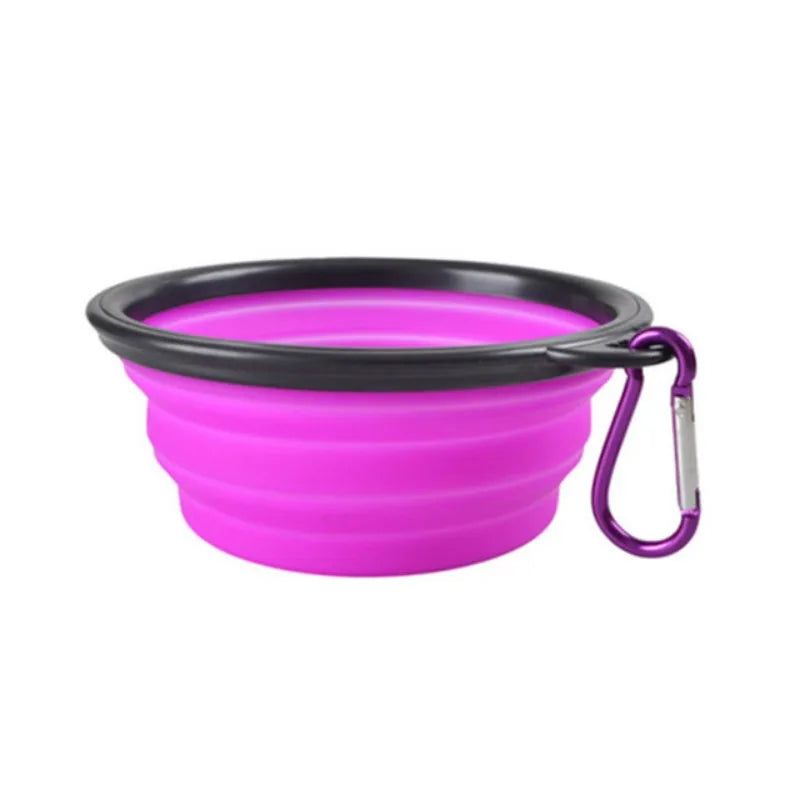 Collapsible Silicone Pet Food Bowl