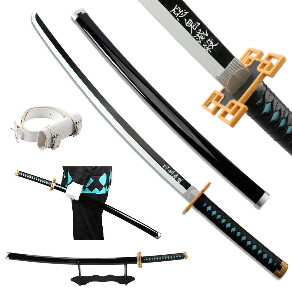 41-Inch Anime Cosplay Katana with Belt - Apparel & Accessories from Linloft.