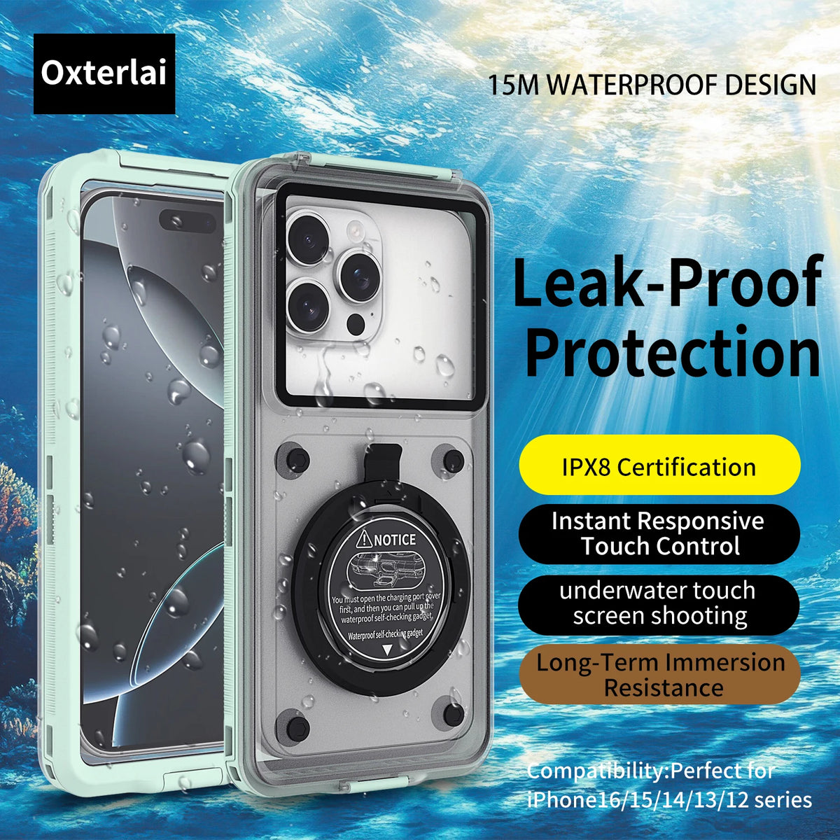 Universal Waterproof Phone Pouch, 6.9 Inch - Electronics & Accessories from Linloft.