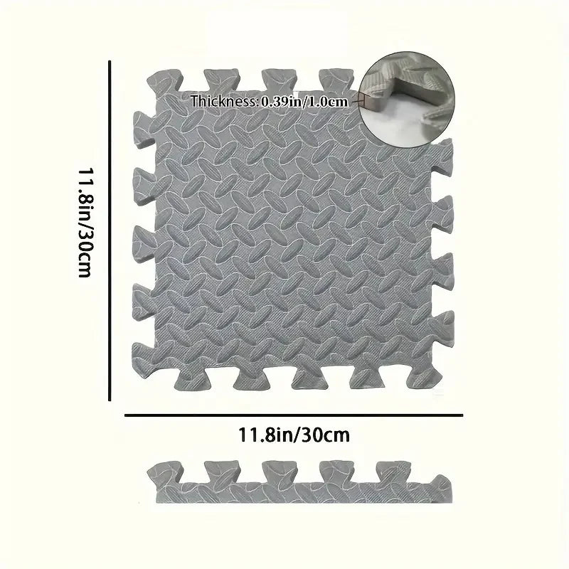 Interlocking Yoga Mat Tiles 16 Pcs