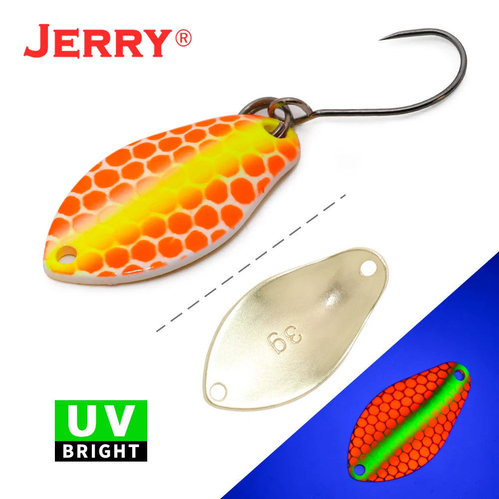 Jerry Cassiopeia Trout Spoon Fishing Lure Saltwater Artificial Bait With Sharp Hooks 2g 3g Bass Spoon Pecsa Tackle - Fishing Hooks from Linloft.