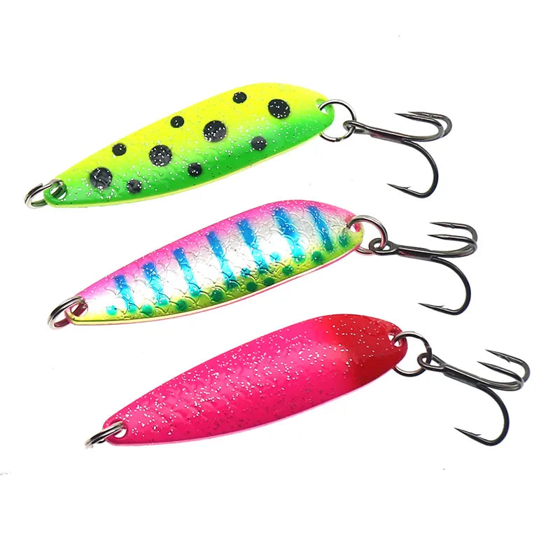 HISTOLURE Fishing Spoons Lure10g13g  Metal Spoon Sequin Hard Bait Fishing Lures For Striped Bass