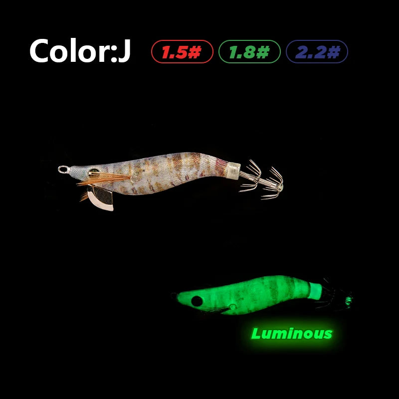 Luminous Mini Squid Jig - Fishing Tackle from Linloft.