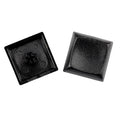 YMDK Square Round 1u Low Profile Blank Black White Keycaps PBT Material DIY for 1350 Switches Mechanical Keyboard