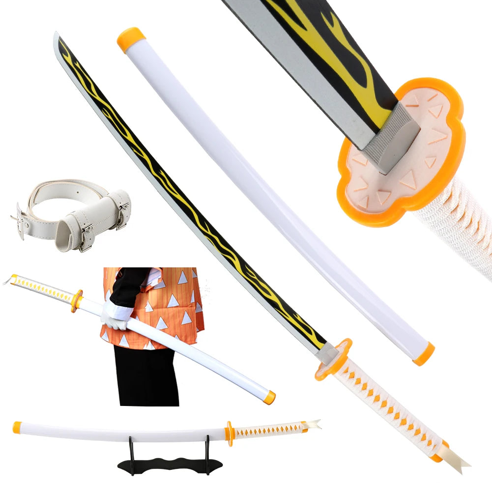 41-Inch Anime Cosplay Katana with Belt - Apparel & Accessories from Linloft.