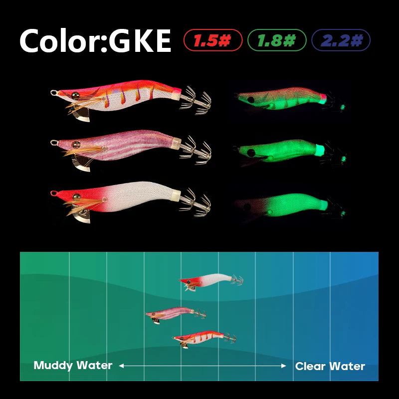 Luminous Mini Squid Jig - Fishing Tackle from Linloft.