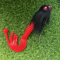 Fishing Lure 85g/23cm Artificial Fly Mouse Bait Bucktail Silicone Soft Big Deer Hair Rat Tackle Head Hooks Pike Bass Winter
