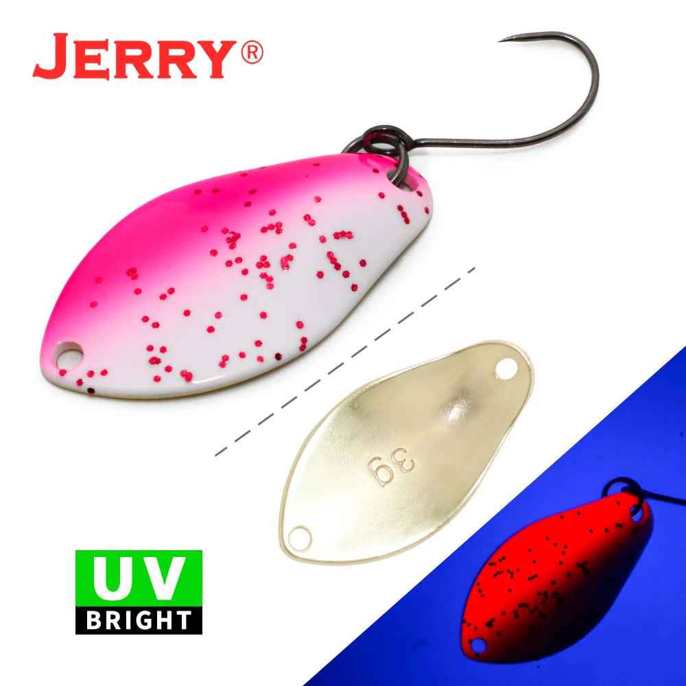 Jerry Cassiopeia Trout Spoon Fishing Lure Saltwater Artificial Bait With Sharp Hooks 2g 3g Bass Spoon Pecsa Tackle - Fishing Hooks from Linloft.