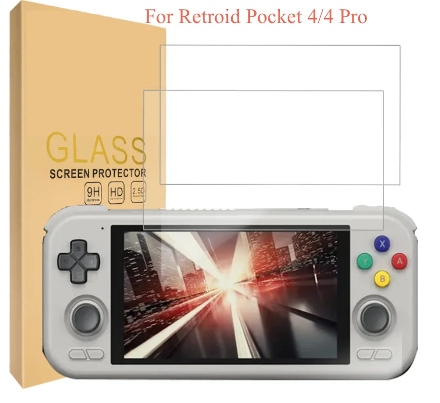Retroid Pocket 4 Pro Tempered Glass Screen Protector 9H RP4 Retroid Pocket 4 High Definition Screen Protector Film Accessories
