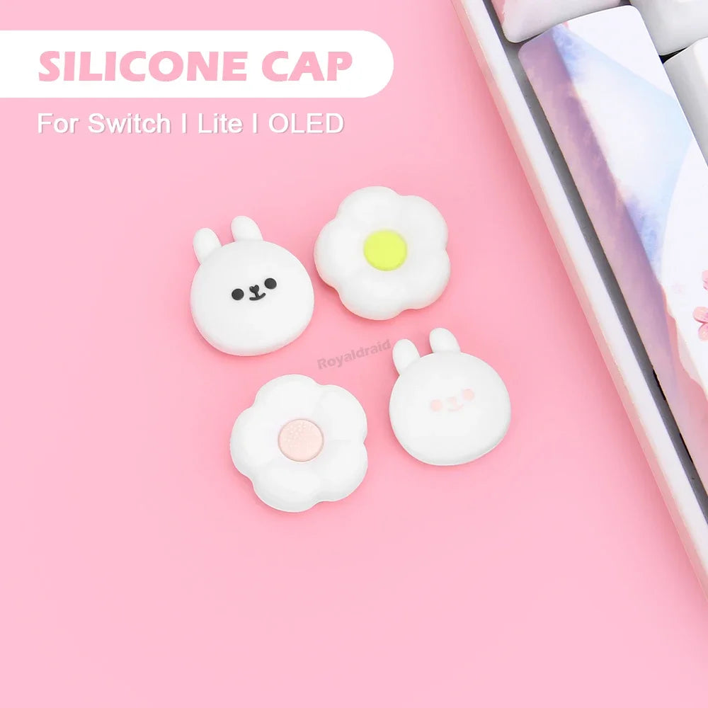 Silicone Thumb Stick Grips for Switch, 4 Pcs - Gaming Accessories from Linloft.