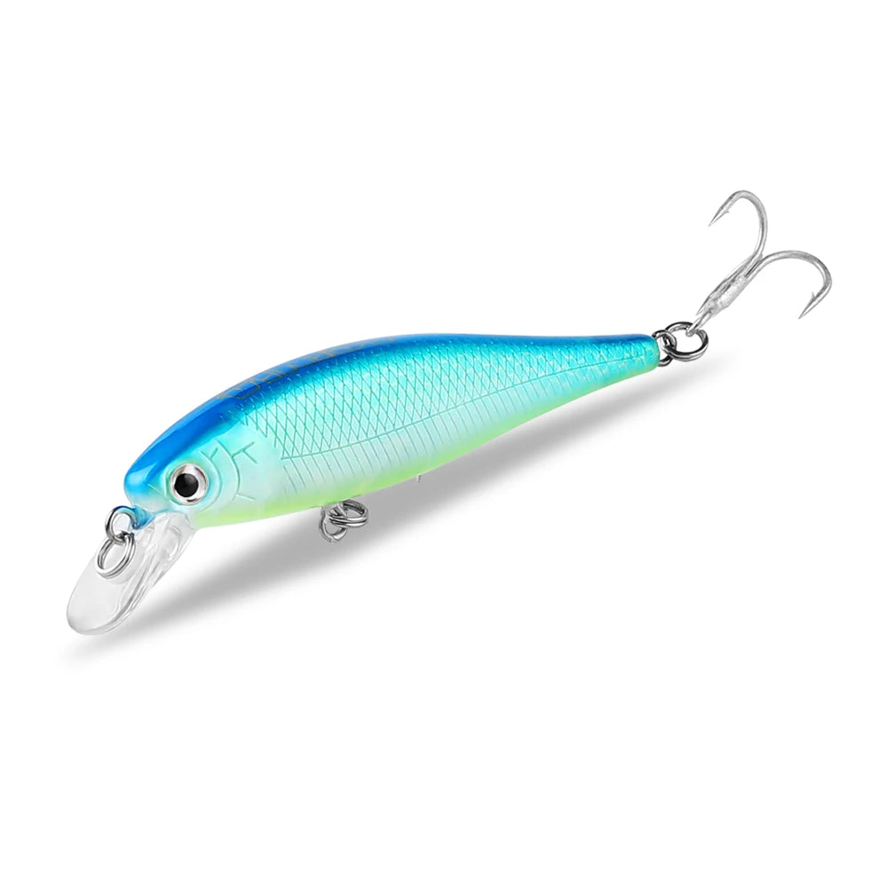 ASINIA-JACK Minnow Fishing Lures, 65mm, 6g Floating Swimming, High Quality Hard Baits, Noise System, Wobblers for Bass and Pike - Fishing Tackle from Linloft.