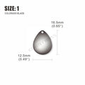 COUNTBASS 50pcs Size 0-6 Nickel Plating Steel Colorado Spinner Blades Smooth Finish For Spinnerbaits Fishing Lure Making Parts