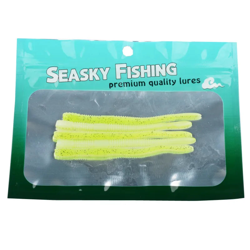 Slow-Sinking Noodle Worm Soft Bait - Fishing Tackle from Linloft.