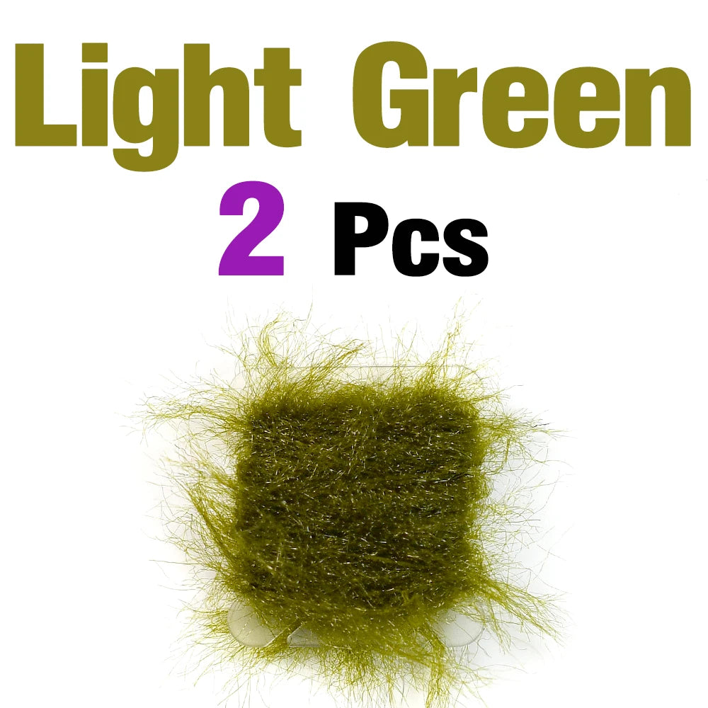 6m/card-2card Ice Dubbing Ice Dub Thread Line Flash Sparkle Chenille Yarn for Streamer Nymph Bugs Scud Body Fly Tying Materials - Fishing Tackle from Linloft.