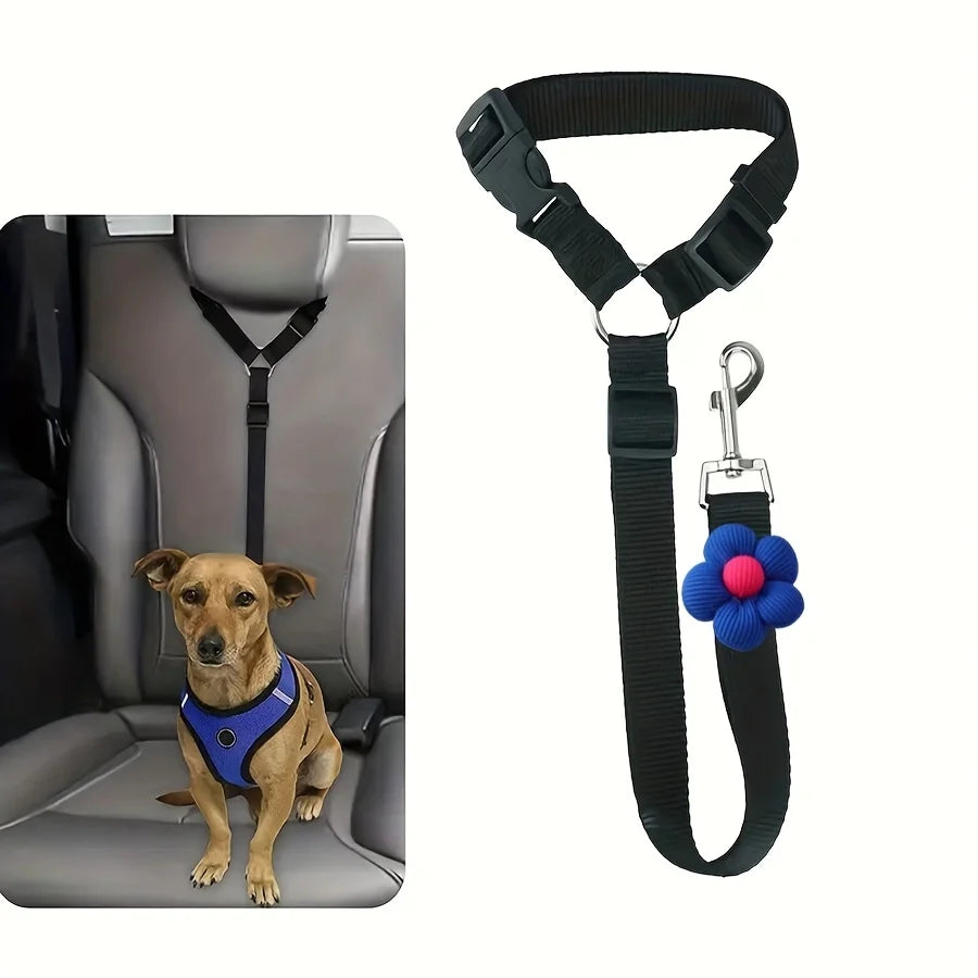 Dog Seat Belt for Vehicle Secure, Pet Car Tether Safety Leash for Dogs In Vehicles, Dog Seatbelt Tether, Christmas Gift - Pet Supplies from Linloft.