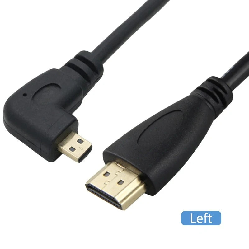 Right Angle Micro HDMI Cable, 1080p - Gaming Accessories from Linloft.