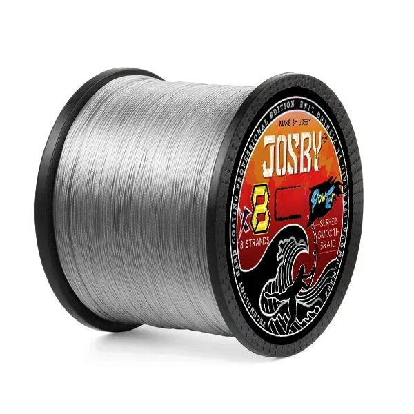 Smooth 8-Strand Braided Fishing Line - Fishing Tackle from Linloft.