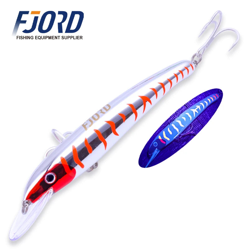 190mm Floating Trolling Minnow Lure - Fishing Tackle from Linloft.