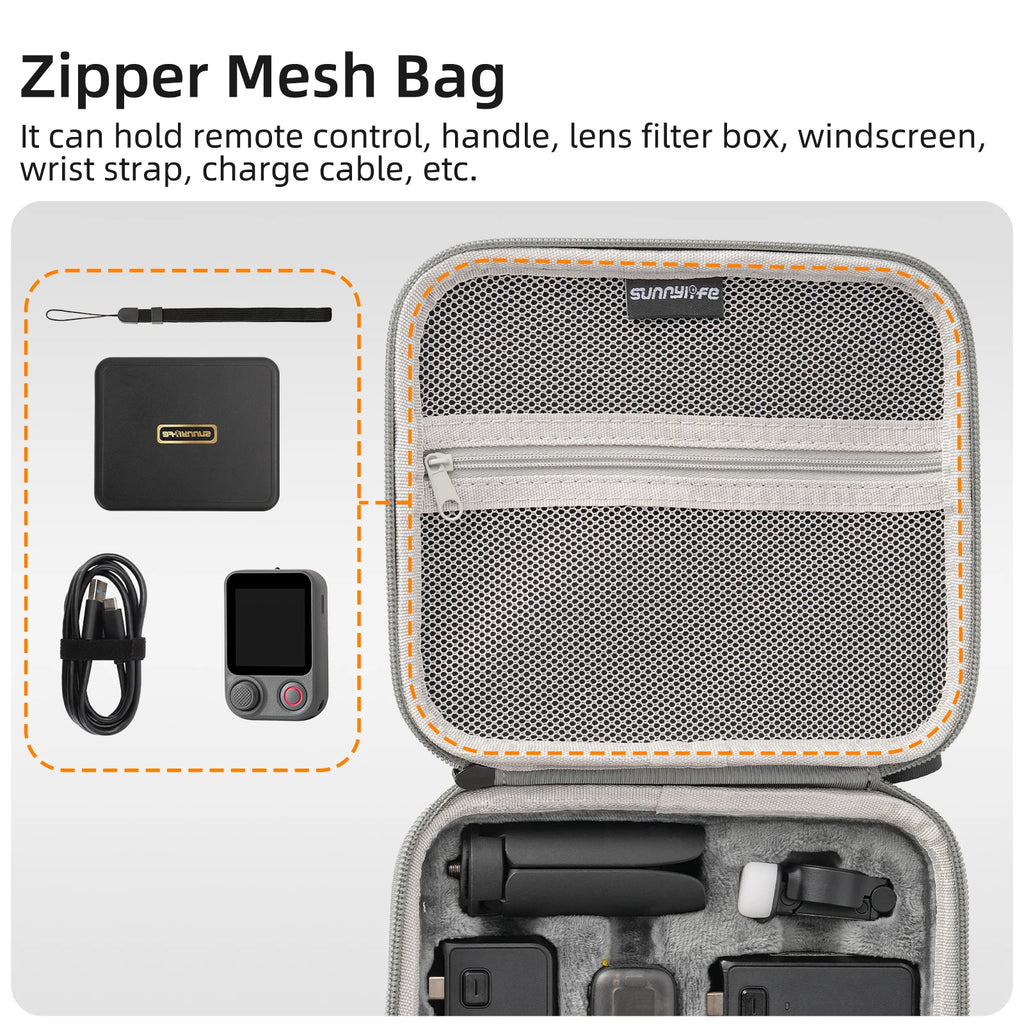 For DJI Osmo Pocket 4P Carrying Case Travel Drop-Proof Storage Bag Protector Hard Protective Bag for DJI Pocket 4P